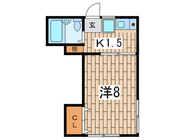 ハイツ横浜の物件間取画像